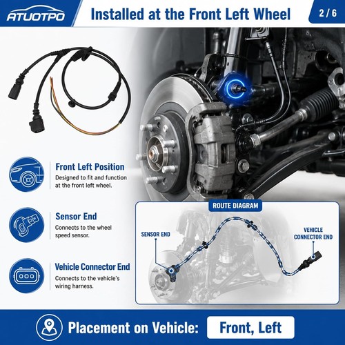 Front left abs wheel speed - abs,